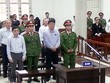 Các bị cáo tại tòa