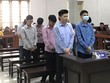 Các bị cáo tại tòa