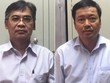 Ông Từ Thành Nghĩa (trái) và Võ Quang Huy.