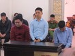 Các bị cáo tại phiên tòa