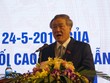 Chánh án Tòa án nhân dân Tối cao Nguyễn Hòa Bình tại buổi lễ công bố Nghị quyết 03