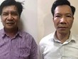 Bị can Trần Ngọc Hà và Vũ Quang Tâm. 