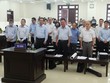 Các bị cáo tại phiên tòa phúc thẩm
