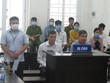 Các bị cáo tại phiên tòa