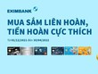 Eximbank ưu đãi cho chủ thẻ tín dụng và thẻ ghi nợ quốc tế