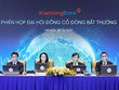 Đoàn chủ tọa làm việc tại Đại hội
