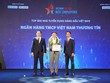Ông Nguyễn Tiến Sỹ - Phó tổng giám đốc Vietbank đại diện nhận giải.