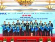 Ông Nguyễn Đức Thái Hân, Phó tổng giám đốc ACB (thứ 3 từ trái sang) tại lễ ký kết. Ảnh: HFIC