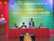 Đoàn Chủ tịch điều hành phiên họp
