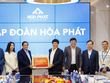 Thủ tướng Phạm Minh Chính đã tới thăm, làm việc tại Khu liên hợp gang thép Hòa Phát Dung Quất.