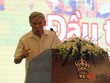 Ông Trương Đình Tuyển - Nguyên Bộ trưởng Bộ Thương mại - Cố vấn cao cấp đàm phán thương mại, phát biểu tại diễn đàn.