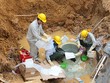 Sau hơn 6 năm đưa vào hoạt động, đường ống nước sạch Sông Đà đã gặp sự cố lần thứ 16, gây thiệt hại hơn 13 tỷ đồng. Ảnh: Bá Đô