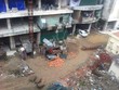 Hiện trường vụ việc rơi vận thăng chung cư 52 Lĩnh Nam (Hoàng Mai, Hà Nội) làm 3 công nhân thương vong. Ảnh: Vnexpress.net