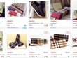Hàng loạt sản phẩm giả nhãn hiệu Burberry bán trên trang Sendo - Ảnh chụp màn hình