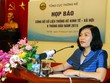 Bà Lê Thị Minh Thủy, Vụ trưởng Vụ Thống kê thương mại và dịch vụ (Tổng cục Thống kê)