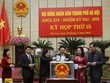 Các đại biểu bỏ phiếu bầu chức danh Phó Chủ tịch HĐND TP