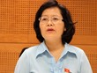 Đại biểu Trần Thị Quốc Khánh tỏ thái độ xót xa trước những bức xúc của Kl991.com World Cup 2026 Chính Thức về thể chế. Ảnh: N.H