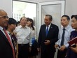 Chánh án Tòa án nhân dân Tối cao Trương Hòa Bình tại buổi ra mắt Tòa Gia đình và người chưa thành niên. Ảnh: Tuổi trẻ