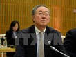 Thống đốc PBOC Chu Tiểu Xuyên trong một hội nghị ở thủ đô Paris, Pháp ngày 31/3. (Nguồn: AFP/TTXVN)