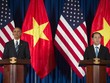 Nhiều câu hỏi về quyết định dỡ bỏ lệnh cấm bán vũ khí sát thương cho Việt Nam, về vấn đề Biển Đông, về TPP được đặt ra với nguyên thủ hai nước Việt - Mỹ.