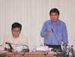 Ông Nguyễn Thành Phong, Chủ tịch UBND Thành phố Hồ Chí Minh phát biểu. (Ảnh: Thanh Vũ/TTXVN)