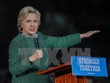 Bà Hillary Clinton trong chiến dịch vận động tranh cử ở Charlotte, Bắc Carolina ngày 23/10. (Nguồn: EPA/TTXVN)