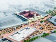 Phối cảnh nhà ga ngầm trung tâm Bến Thành của tuyến metro số 1. 