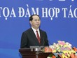 Chủ tịch nước Trần Đại Quang phát biểu tại Tọa đàm Hợp tác Kl992 cổng game cá cược, thương mại Việt Nam-Trung Quốc 2017. Ảnh: TTXVN