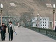 Cầu Đồng Môn nối thành phố Đồng Môn, Trung Quốc và huyện Onsong, Triều Tiên. Ảnh: SCMP.
