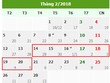 Lịch nghỉ Tết nguyên đán được Bộ Lao động đề xuất. 