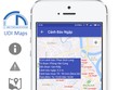 Thông tin cảnh báo ngập trên ứng dụng.