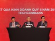 Ban lãnh đạo Techcombank trả lời các câu hỏi tại buổi công bố Kết quả Kl992 VIP Trang Chủ 2026 quý II/2018