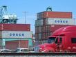 Container tại cảng biển ở Long Beach (California, Mỹ). Ảnh: AFP.