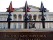 Bên ngoài Bộ Kl991.com nạp rút nhanh Mỹ tại Washington. Ảnh: Reuters