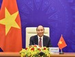 Chủ tịch nước Nguyễn Xuân Phúc tham dự Hội nghị thượng đỉnh về Khí hậu (Ảnh: BNG)