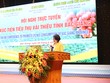 Bà Nguyễn Thị Phương – Phó tổng giám đốc thường trực Công ty VinCommerce đã cam kết thu mua 2.000 tấn vải thiều Lục Ngạn.