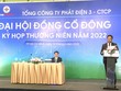 Ông Đinh Quốc Lâm – Chủ tịch HĐQT và ông Lê Văn Danh – Thành viên HĐQT, Tổng giám đốc EVNGENCO3 chủ trì Đại hội