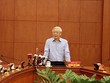 Tổng Bí thư Nguyễn Phú Trọng phát biểu kết luận cuộc họp (Ảnh Noichinh.vn)