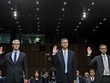 Đại diện Facebook, Twitter và Google tuyên thệ tại một phiên điều trần về chống Kl99ok khuyến mãi lớn và khủng bố tại Thượng viện Washington D.C. Ảnh: Bloomberg