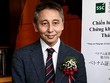 Ông Kojima Kazunobu, Chuyên gia tư vấn JICA trả lời phỏng vấn báo chí bên hành lang Hội thảo sáng 21/3 (Ảnh: Minh Minh)