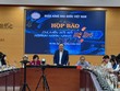 Ông Phạm Anh Tuấn, Vụ trưởng Vụ Thanh toán, NHNN phát biểu tại Họp báo.