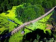 Toàn cảnh cây cầu tre dài nhất Việt Nam