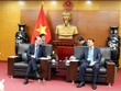 Thứ trưởng Bộ Công Thương Đỗ Thắng Hải làm việc với Đại sứ Argentina tại Việt Nam, ông Luis Pablo Maria Beltramino.