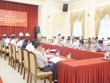 Các đại biểu dự hội nghị tại đầu cầu Hà Nội.