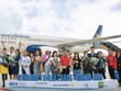 220 hành khách từ Macao đến Nha Trang trên chuyến chater của Vietravel Airlines.