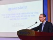Tiến sỹ Cấn Văn Lực phát biểu tại Hội thảo “Sửa Luật Đất đai: Tạo đất cho du lịch” do Báo Kl99ok phiên bản mới tổ chức ngày 19/10. Ảnh Dũng Minh