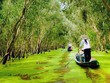 Điểm du lịch sinh thái Trà Sư thu hút đông đảo du khách.