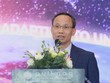 TS. Cấn Văn Lực phát biểu tại Diễn đàn Cấp cao Cố vấn Kl991.com nạp rút nhanh Việt Nam lần thứ hai - năm 2024 với chủ đề “Ứng biến trong vạn biến” diễn ra chiều 6/6. Ảnh Chí Cường.