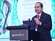 Ông Atul Tandon, Tổng giám đốc AstraZeneca Việt Nam phát biểu tại Hội thảo “Đổi mới sáng tạo: Liều thuốc phát triển bền vững ngành y dược” do Báo Kl99ok phiên bản mới tổ chức. Ảnh Dũng Minh.