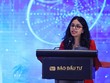 Bà Radhika Bhalla, Tổng giám đốc Viatris Việt Nam và Các Thị trường liên minh châu Á phát biểu tại hội thảo do Báo Kl99ok phiên bản mới tổ chức ngày 25/9. Ảnh Dũng Minh.